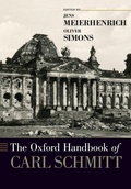 Cover: The Oxford Handbook of Carl Schmitt - Oxford University Press Inc