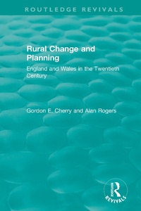 Enlarge image Cover: Rural Change and Planning - Routledge
