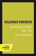 Cover: Disjoined Partners - University of California Press