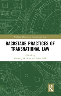 Abbildung von: Backstage Practices of Transnational Law - Routledge