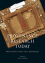 Cover: Provenance Research Today - Lund Humphries Publishers Ltd