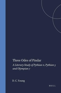 Enlarge image Cover: Three Odes of Pindar - Brill