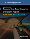 Cover: Fundamentals of Automotive Maintenance and Light Repair Student Workbook, Second Edition - Jones and Bartlett Publishers, Inc
