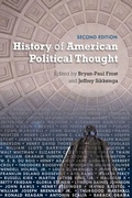 Cover: History of American Political Thought - Lexington Books