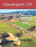 Cover: Davenport, CA Real Estate Open House Guest Book - Guest Book Girl