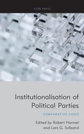 Cover: Institutionalisation of Political Parties - ECPR Press