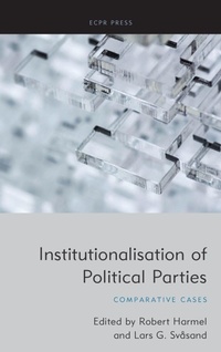 Enlarge image Cover: Institutionalisation of Political Parties - ECPR Press