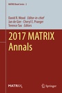 Cover: 2017 MATRIX Annals - Springer