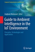 Cover: Guide to Ambient Intelligence in the IoT Environment - Springer