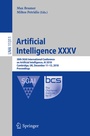 Cover: Artificial Intelligence XXXV - Springer