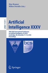 Enlarge image Cover: Artificial Intelligence XXXV - Springer