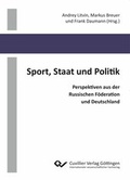 Cover: Sport, Staat und Politik - Cuvillier Verlag