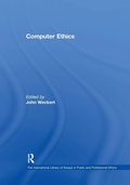 Cover: Computer Ethics - Routledge