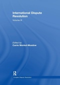 Abbildung von: International Dispute Resolution - Routledge