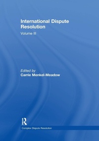 Abbildung von: International Dispute Resolution - Routledge