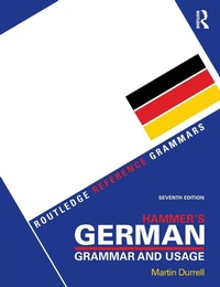 Abbildung von: Hammer's German Grammar and Usage - Routledge