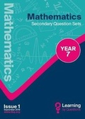 Cover: Mathematics Secondary Question Sets YEAR 7 - Learning by Questions Ltd