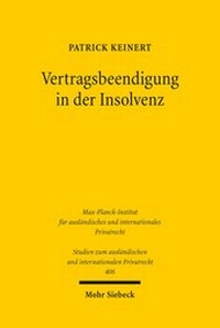 Abbildung von: Vertragsbeendigung in der Insolvenz - Mohr Siebeck