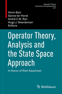 Abbildung von: Operator Theory, Analysis and the State Space Approach - Birkhäuser