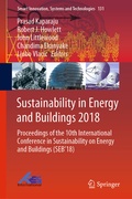 Cover: Sustainability in Energy and Buildings 2018 - Springer