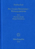 Cover: Das >Corpus Hermeticum< - Wirkungsgeschichte: Charakteristik des >Corpus Hermeticum< - frommann-holzboog