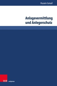 Abbildung von: Anlagevermittlung und Anlegerschutz - Brill Deutschland