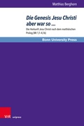 Cover: Die Genesis Jesu Christi aber war so ... - Brill Deutschland