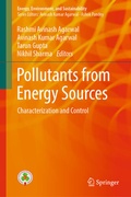 Cover: Pollutants from Energy Sources - Springer