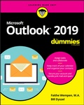 Cover: Outlook 2019 For Dummies - Wiley