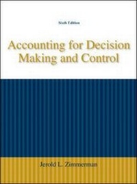 Enlarge image Cover: Accounting for Decision Making and Control - McGraw-Hill Professional