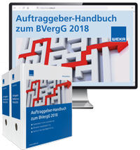 Abbildung von: Auftraggeber-Handbuch zum BVergG 2018 - WEKA