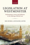 Cover: Legislation at Westminster - Oxford University Press