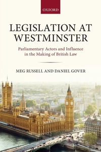 Enlarge image Cover: Legislation at Westminster - Oxford University Press