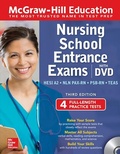 Cover: McGraw-Hill Education Nursing School Entrance Exams with DVD, Third Edition - McGraw-Hill Education