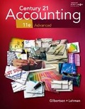 Cover: Century 21 Accounting: Advanced, 11th Student Edition - South Western Educational Publishing