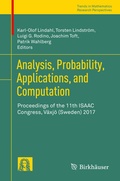 Cover: Analysis, Probability, Applications, and Computation - Birkh&auml;user