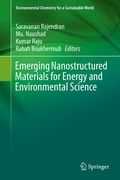 Cover: Emerging Nanostructured Materials for Energy and Environmental Science - Springer