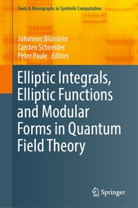 Enlarge image Cover: Elliptic Integrals, Elliptic Functions and Modular Forms in Quantum Field Theory - Springer