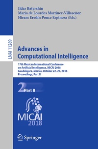 Enlarge image Cover: Advances in Computational Intelligence - Springer