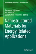 Cover: Nanostructured Materials for Energy Related Applications - Springer