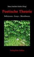 Cover: Poetische Theorie - Verlag Rote Zahlen