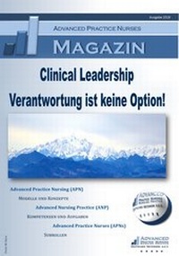 Enlarge image Cover: Advanced Practice Nurses Magazin - Deutsches Netzwerk APN & ANP g.e.V.