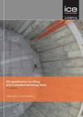 Cover: ICE Specification for Piling and Embedded Retaining Walls - ICE Publishing