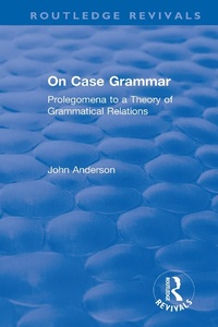 Enlarge image Cover: On Case Grammar - Routledge