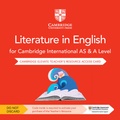 Cover: Cambridge International AS & A Level Literature in English Cambridge Elevate Teacher's Resource Access Card - Cambridge University Press