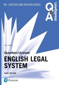 Cover: Law Express Question and Answer: English Legal System - Pearson Education Limited
