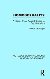 Enlarge image Cover: Homosexuality - Routledge