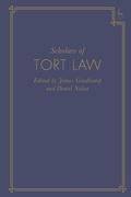 Cover: Scholars of Tort Law - Hart Publishing