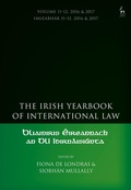 Cover: The Irish Yearbook of International Law, Volume 11-12, 2016-17 - Hart Publishing