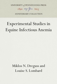Abbildung von: Experimental Studies in Equine Infectious Anemia - University of Pennsylvania Press